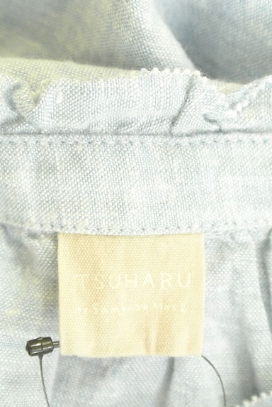 Samansa Mos2（サマンサモスモス）の古着「TSUHARU by Samansa Mos2 バンドカラーシャツワンピース（ワンピース・チュニック）」大画像６へ