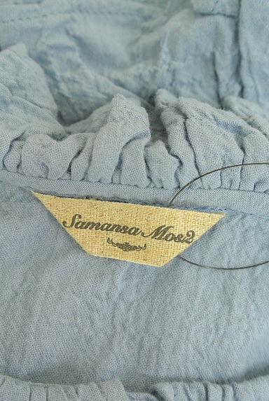 クリックで大画像表示 Samansa Mos2(サマンサモスモス)の古着「フリルカラーコットンブラウス(ブラウス)」大画像6へ