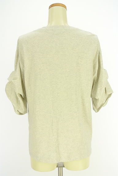 Samansa Mos2（サマンサモスモス）の古着「タックボリューム袖プリントTシャツ（Ｔシャツ）」大画像２へ