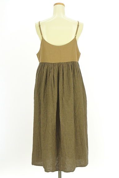 Samansa Mos2（サマンサモスモス）の古着「チェック柄切替キャミワンピース（キャミワンピース）」大画像２へ