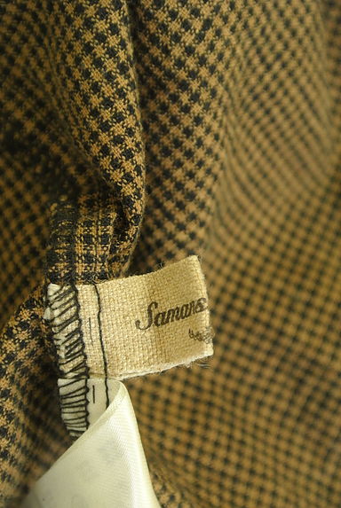 Samansa Mos2（サマンサモスモス）の古着「チェック柄切替キャミワンピース（キャミワンピース）」大画像６へ