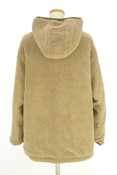 クリックで大画像表示 Samansa Mos2(サマンサモスモス)の古着「ガンクラブチェックキルティング×ボア リバーシブルコート(コート)」大画像5へ