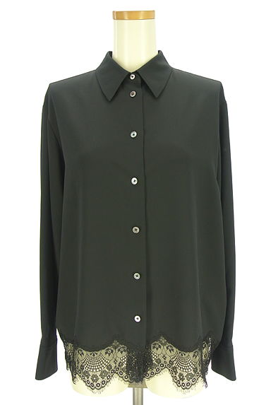 クリックで大画像表示 Paul Smith(ポールスミス)の古着「裾レースブラウス(ブラウス)」大画像1へ