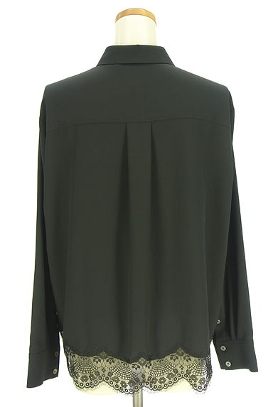 クリックで大画像表示 Paul Smith(ポールスミス)の古着「裾レースブラウス(ブラウス)」大画像2へ