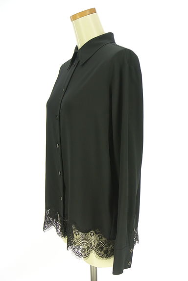 クリックで大画像表示 Paul Smith(ポールスミス)の古着「裾レースブラウス(ブラウス)」大画像3へ