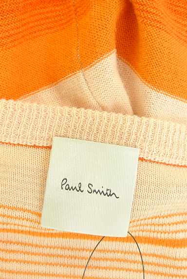 クリックで大画像表示 Paul Smith(ポールスミス)の古着「グラデーションボーダー柄ニットトップス(ニット)」大画像6へ