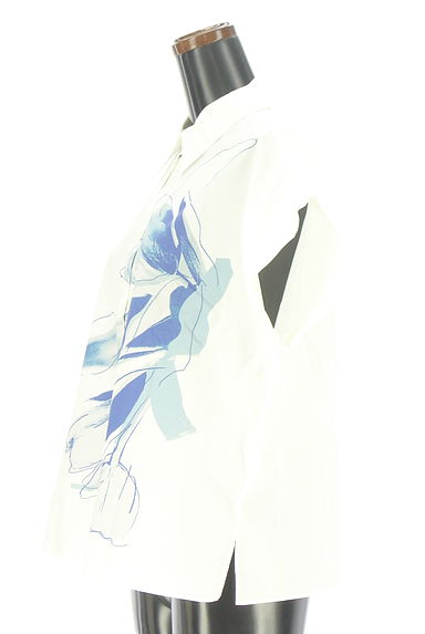 Paul Smith（ポールスミス）の古着「花プリントフレンチスリーブブラウス（ブラウス）」大画像３へ