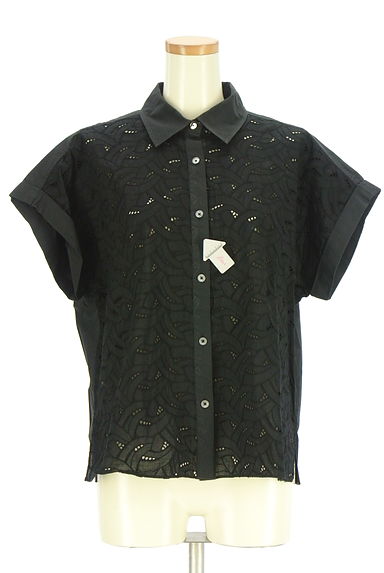 クリックで大画像表示 Paul Smith(ポールスミス)の古着「フロントレースブラウス(ブラウス)」大画像4へ