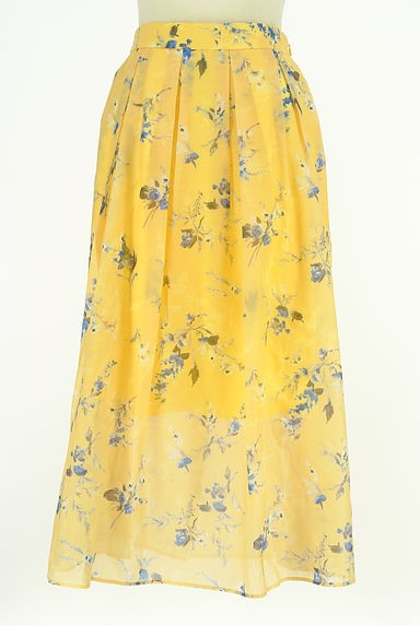 クリックで大画像表示 31 Sons de mode(トランテアン ソン ドゥ モード)の古着「花柄ロングシアースカート(ロングスカート・マキシスカート)」大画像1へ