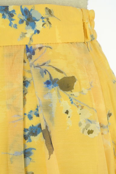 クリックで大画像表示 31 Sons de mode(トランテアン ソン ドゥ モード)の古着「花柄ロングシアースカート(ロングスカート・マキシスカート)」大画像4へ