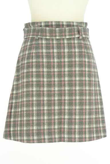 クリックで大画像表示 31 Sons de mode(トランテアン ソン ドゥ モード)の古着「ベルト付きハイウエストチェックミニスカ(スカート)」大画像2へ