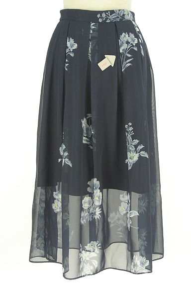 クリックで大画像表示 31 Sons de mode(トランテアン ソン ドゥ モード)の古着「花柄シフォンロングスカート(ロングスカート・マキシスカート)」大画像4へ