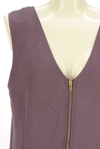 12Twelve Agenda（トゥエルブアジェンダ）の古着「Vネックノースリワンピース（キャミワンピース）」大画像４へ