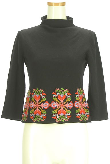 Sybilla（シビラ）の古着「刺しゅう入りショートニット（ニット）」大画像１へ