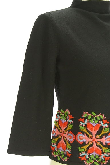 Sybilla（シビラ）の古着「刺しゅう入りショートニット（ニット）」大画像５へ