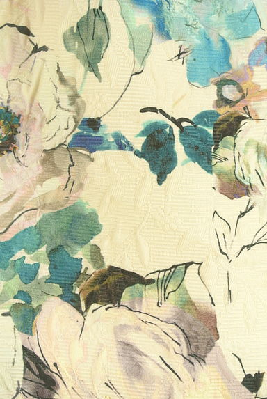 UNIVERVAL MUSE（ユニバーバルミューズ）の古着「プリントフレア膝丈スカート（スカート）」大画像５へ