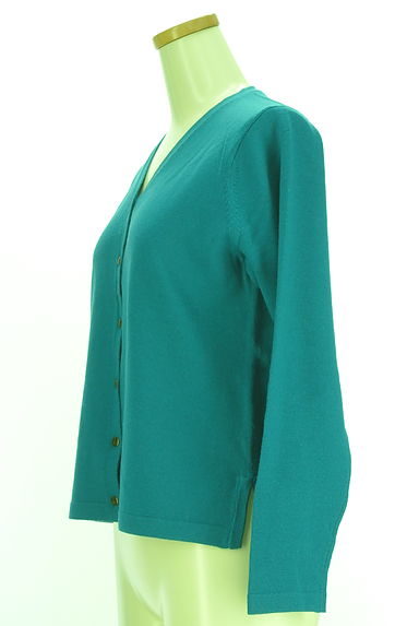 NICOLE（ニコル）の古着「ベーシックVネックニットカーデ（カーディガン・ボレロ）」大画像３へ