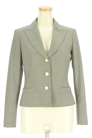 49av.Junko Shimada（49アヴェニュージュンコシマダ）の古着「チェックテーラードジャケット（ジャケット）」大画像１へ