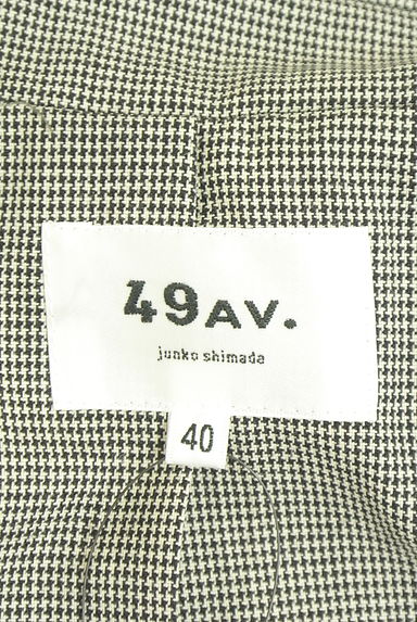 49av.Junko Shimada（49アヴェニュージュンコシマダ）の古着「チェックテーラードジャケット（ジャケット）」大画像６へ