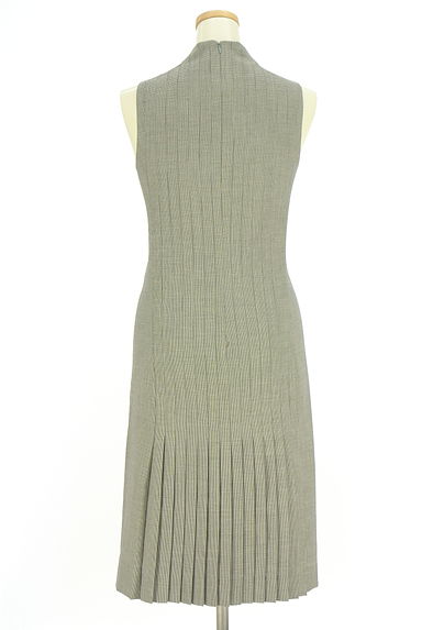 49av.Junko Shimada（49アヴェニュージュンコシマダ）の古着「バックプリーツ膝下ワンピース（ワンピース・チュニック）」大画像２へ