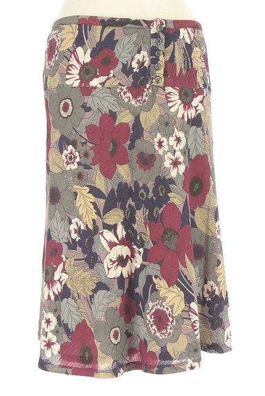 クリックで大画像表示 MAX&Co.(マックス&コー)の古着「膝丈花柄スカート(スカート)」大画像1へ