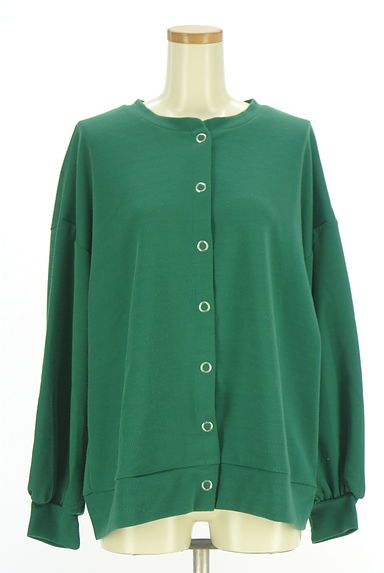 クリックで大画像表示 Samansa Mos2(サマンサモスモス)の古着「スナップボタンカーディガン(カーディガン・ボレロ)」大画像1へ