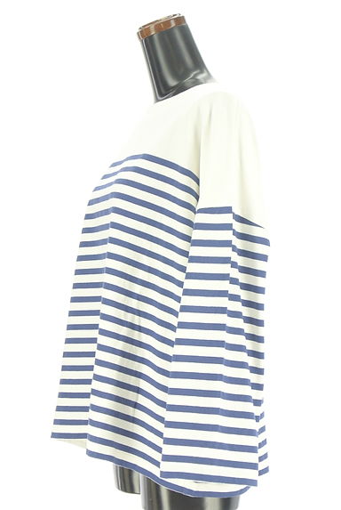 Samansa Mos2（サマンサモスモス）の古着「パネルボーダープルオーバー（カットソー・プルオーバー）」大画像３へ