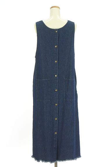 Samansa Mos2（サマンサモスモス）の古着「2WAYデニムジャンパースカート（キャミワンピース）」大画像２へ