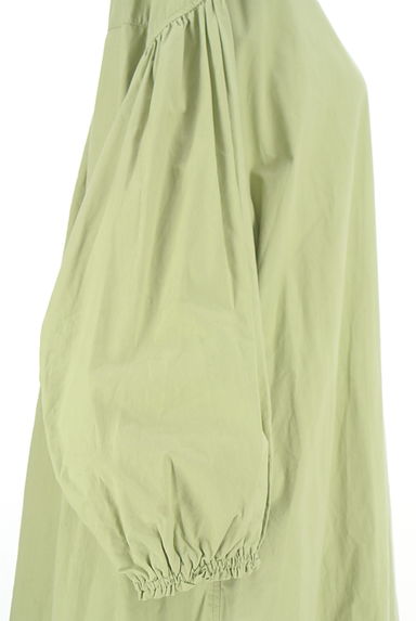 クリックで大画像表示 Samansa Mos2(サマンサモスモス)の古着「バンドカラーシャツワンピース(ワンピース・チュニック)」大画像4へ