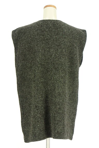 クリックで大画像表示 Samansa Mos2(サマンサモスモス)の古着「キーネックチュニックベスト(ワンピース・チュニック)」大画像2へ