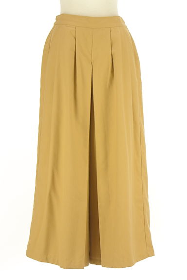 Samansa Mos2（サマンサモスモス）の古着「フロントインパーテッドプリーツワイドパンツ（パンツ）」大画像１へ