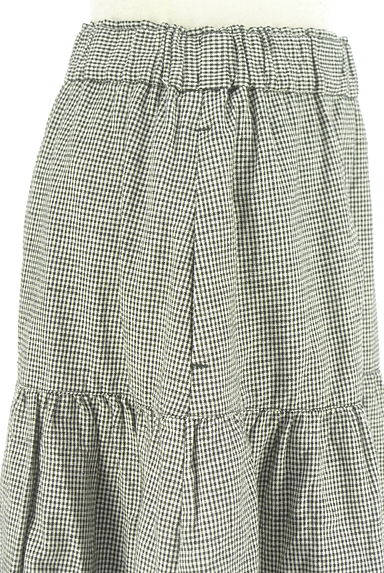 Samansa Mos2（サマンサモスモス）の古着「チェックフレアロングスカート（ロングスカート・マキシスカート）」大画像４へ