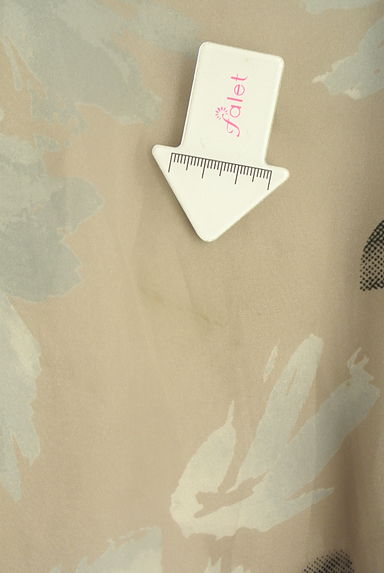 JUSGLITTY（ジャスグリッティー）の古着「花柄ロングシアースカート（ロングスカート・マキシスカート）」大画像５へ