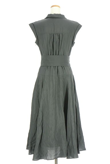 JUSGLITTY（ジャスグリッティー）の古着「ベルト付きロングフレアワンピース（ワンピース・チュニック）」大画像２へ