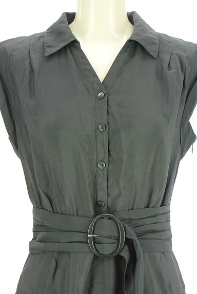 JUSGLITTY（ジャスグリッティー）の古着「ベルト付きロングフレアワンピース（ワンピース・チュニック）」大画像４へ