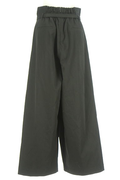 JUSGLITTY（ジャスグリッティー）の古着「チェーンベルト付きハイウエストワイドパンツ（パンツ）」大画像２へ