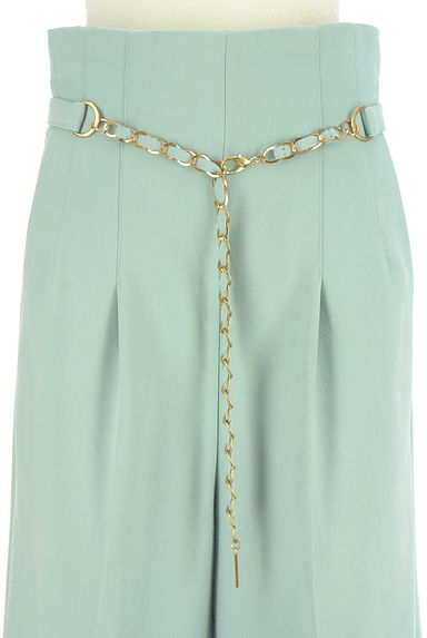 Mystrada（マイストラーダ）の古着「チェーンベルト付きハイウエストワイドパンツ（パンツ）」大画像４へ