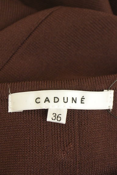 クリックで大画像表示 CADUNE(カデュネ)の古着「ハイウエストニットロングワンピース(ワンピース・チュニック)」大画像6へ