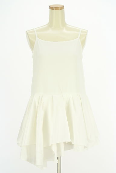 CADUNE（カデュネ）の古着「ラメニット+フリルインナーキャミセット（アンサンブル）」大画像４へ