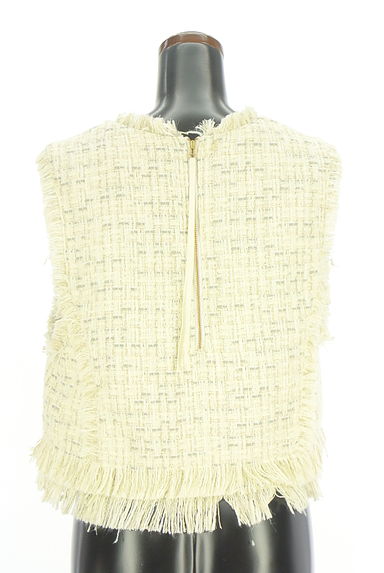 Arpege story Original（アルページュストーリーオリジナル）の古着「フリンジツイードベスト（ベスト・ジレ）」大画像２へ