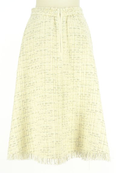 クリックで大画像表示 Arpege story Original(アルページュストーリーオリジナル)の古着「フリンジツイードミモレスカート(ロングスカート・マキシスカート)」大画像2へ