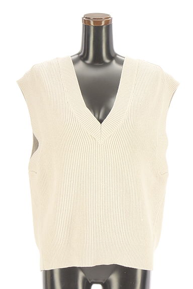 Apuweiser riche（アプワイザーリッシェ）の古着「ワイドニットベスト（ベスト・ジレ）」大画像１へ