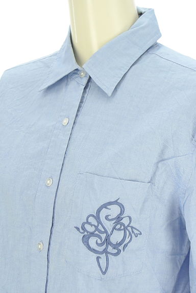 Arpege story Original（アルページュストーリーオリジナル）の古着「刺しゅう入りシャツ（カジュアルシャツ）」大画像４へ