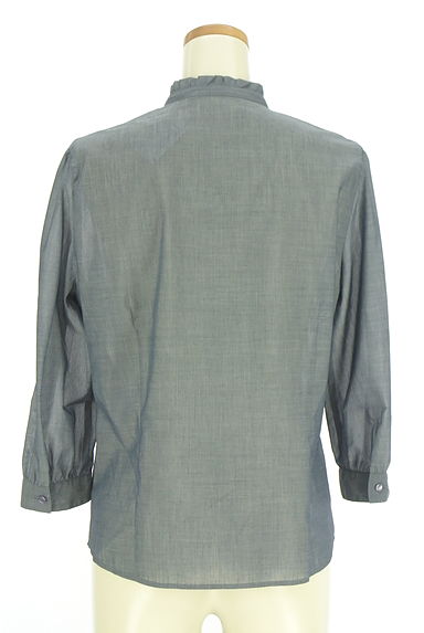 KEITH（キース）の古着「フリルバンドカラーブラウス（ブラウス）」大画像２へ