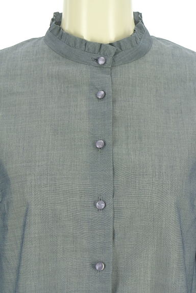 KEITH（キース）の古着「フリルバンドカラーブラウス（ブラウス）」大画像４へ