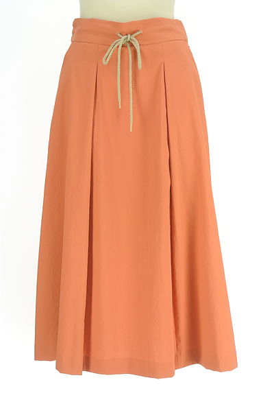 KEITH（キース）の古着「ミモレ丈タックフレアスカート（ロングスカート・マキシスカート）」大画像１へ