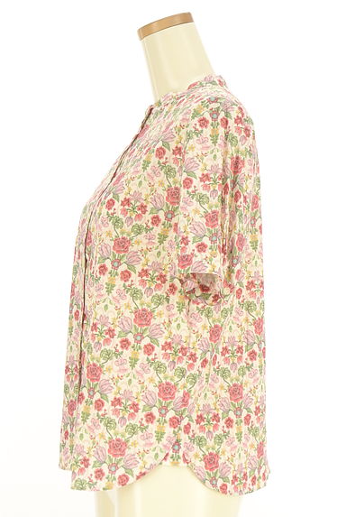 KEITH（キース）の古着「花柄バンドカラーブラウス（ブラウス）」大画像３へ