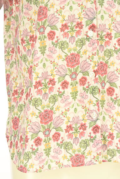 KEITH（キース）の古着「花柄バンドカラーブラウス（ブラウス）」大画像４へ