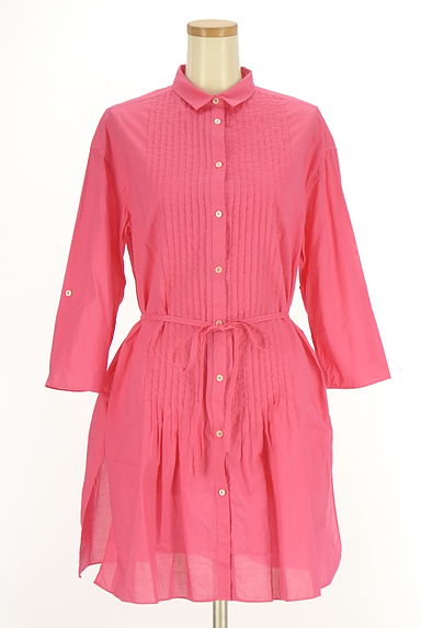 KEITH（キース）の古着「ベルト付きチュニックシャツ（ワンピース・チュニック）」大画像１へ