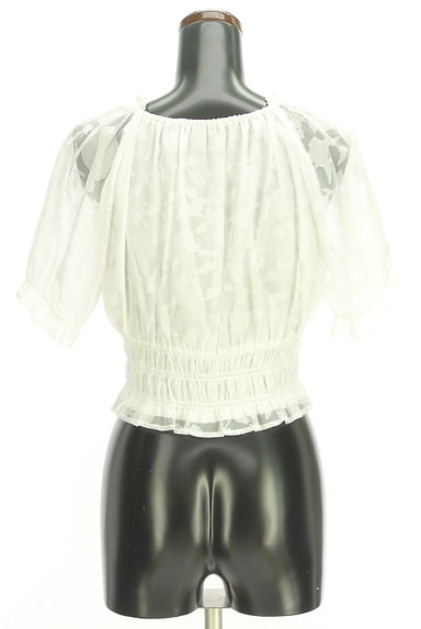 earth music&ecology（アースミュージック＆エコロジー）の古着「ケープカラー付きパフスリシアーブラウス（カットソー・プルオーバー）」大画像５へ